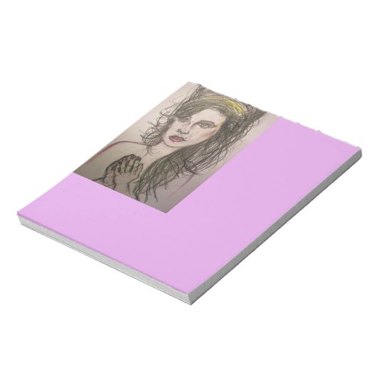 Beehive Girl Praying Notitieblok (Linkerzijde)
