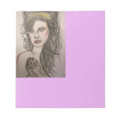 Beehive Girl Praying Notitieblok (Voorkant)