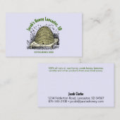 Beehive Honey Lavender Visitekaartje (Voorkant / Achterkant)