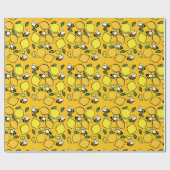 Beehive Lemonade patroon Cadeaupapier (Vlak)