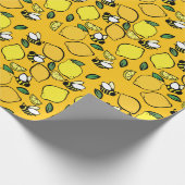 Beehive Lemonade patroon Cadeaupapier (Hoek)