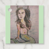Beehive Mermaid Bedankjes Labels (Voorkant)
