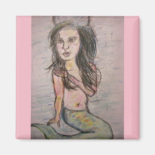 Beehive Mermaid Magneet (Voorkant)