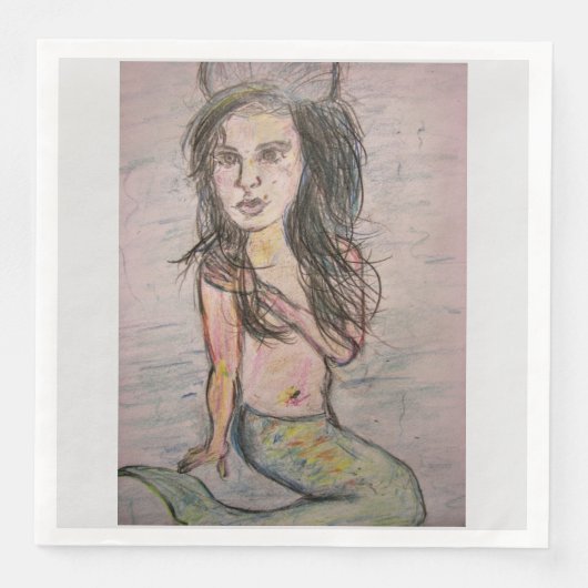 Beehive Mermaid Servet (Voorkant)
