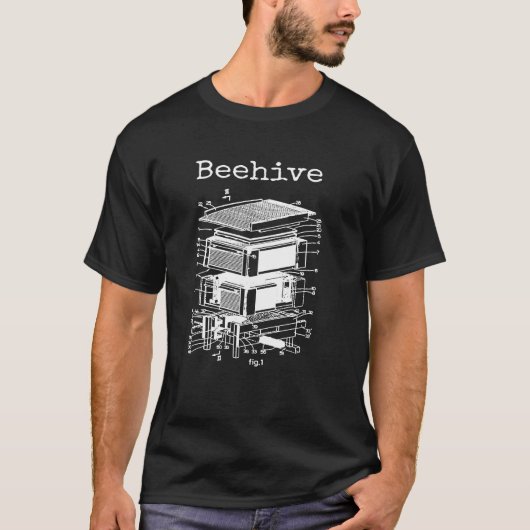 Beehive-patentimker T-shirt (Voorkant)