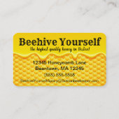 Beehive Yourself-Visitekaartje Visitekaartje (Achterkant)