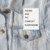 Beëindig alstublieft alle conflicten ooit button (Insitu)