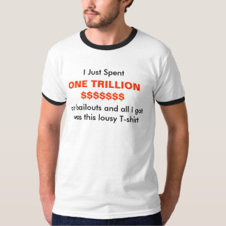 Beëindig de bailouts t-shirt