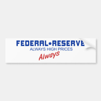 Beëindig de Fed Bumpersticker
