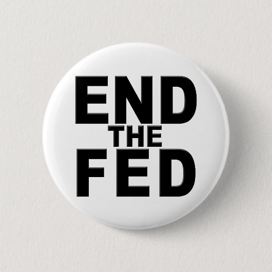 Beëindig de Fed Ronde Button 5,7 Cm (Voorkant)