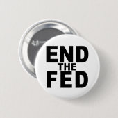 Beëindig de Fed Ronde Button 5,7 Cm (Voorkant /achterkant)