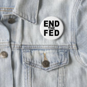 Beëindig de Fed Ronde Button 5,7 Cm (In situ)