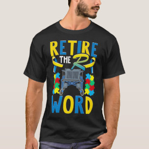 Beëindig de Ongeschiktheid van R Word onderaan Syn T-shirt