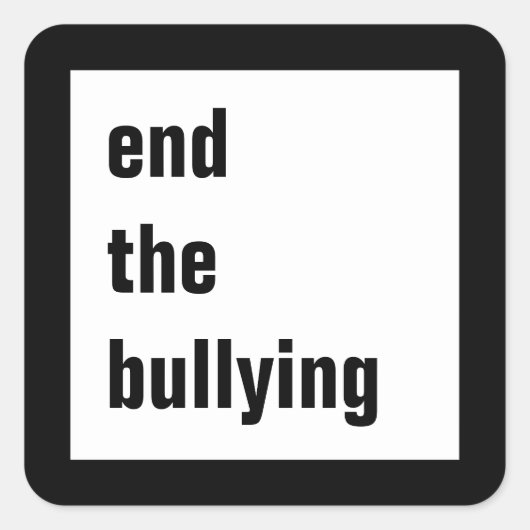 Beëindig de pestvierkante Stickers (Voorkant)