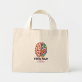 Beëindig de Stigma Mental Health Awareness Canvas Mini Tote Bag (Voorkant)