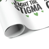 Beëindig de stilte, vecht tegen het stigma - Geest Cadeaupapier (Rol Hoek)