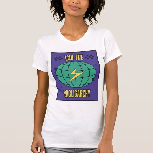 Beëindig het Broligarchy Women's Fitted T-shirt (Voorkant)