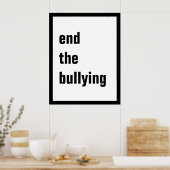 Beëindig het Poster van het Bullying (5 grootte-zi (Keuken)