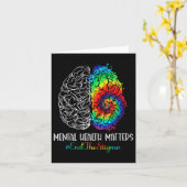 Beëindig het stigma dat geestelijke gezondheid bew kaart (Gele Bloem)