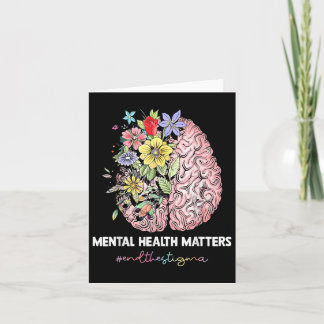Beëindig het stigma dat geestelijke gezondheid bew kaart