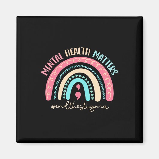 Beëindig het stigma Geestelijke gezondheidsproblem Magneet (Voorkant)