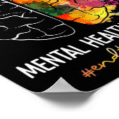 Beëindig het stigma Geestelijke gezondheidsproblem Poster (Hoek)