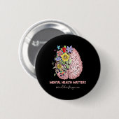Beëindig het stigma Geestelijke gezondheidsproblem Ronde Button 5,7 Cm (Voorkant /achterkant)