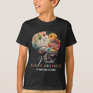 Beëindig het stigma Geestelijke gezondheidsproblem T-shirt
