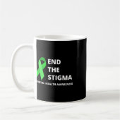 Beëindig het stigma - Mental Health Awareness Appa Koffiemok (Links)