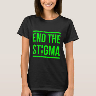 Beëindig het stigma Mental Health Awareness Warrio T-shirt