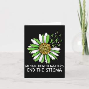 Beëindig het stigma van het bewustzijn van geestel kaart
