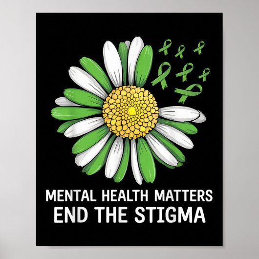 Beëindig het stigma van het bewustzijn van geestel poster (Voorkant)