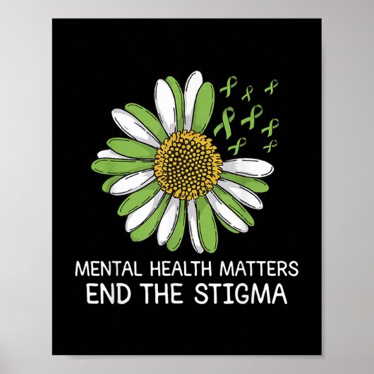 Beëindig het stigma van het bewustzijn van geestel poster (Voorkant)