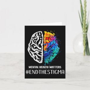 Beëindig het stigma van het mentale bewustzijn van kaart