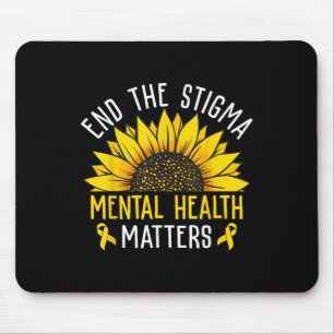Beëindig het stigma van het mentale bewustzijn van muismat