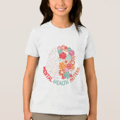 Beëindig het stigma van het mentale bewustzijn van Tri-Blend shirt (Voorkant)