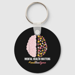 Beëindig het stigma van mentale gezondheid Gi Sleutelhanger