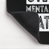 Beëindig het stigma van psychische problemen en ge muismat (Hoek)