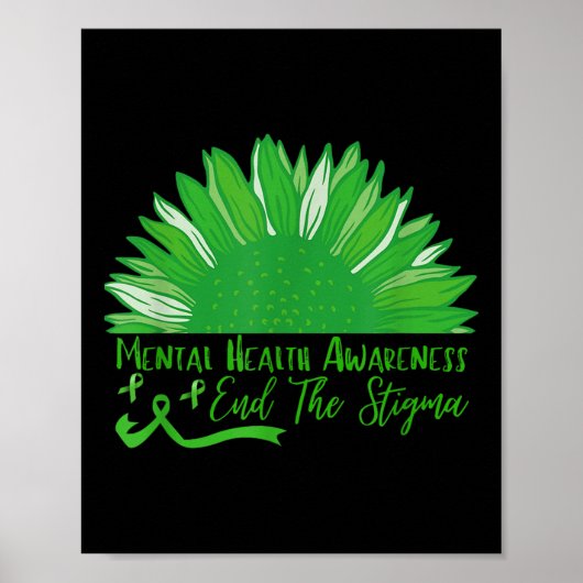 Beëindig het stigma van Sunflower Mental Health's Poster (Voorkant)