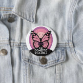 Beëindig huiselijk geweld ronde button 7,6 cm (In situ)