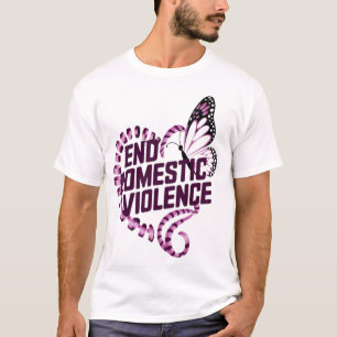 Beëindig huiselijk geweld t-shirt