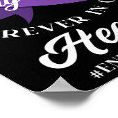 Beëindig Overdosis Geliefde Nagedachtenis Overdosi Poster (Hoek)