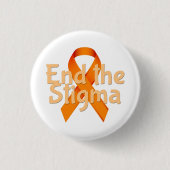 Beëindig Stigma - Mental Health Awareness Button (Voorkant)