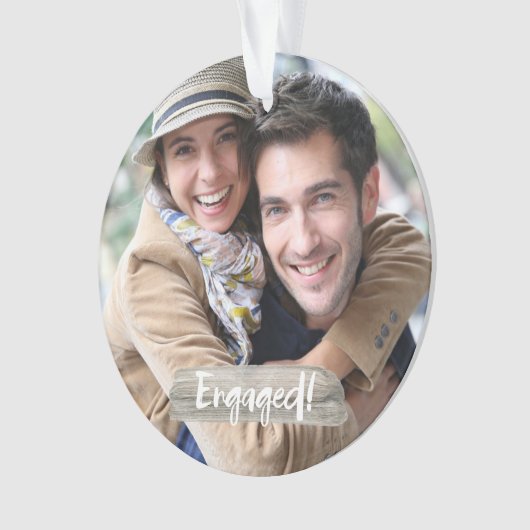 Beëindigd bij kerstversiering ornament (voorkant)