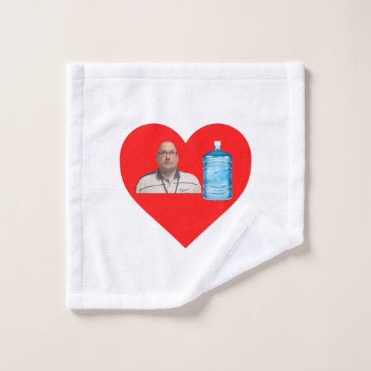 Beeka houdt van water washandje (Wasdoekje)