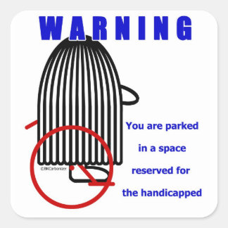 BeeKay Vierkante Sticker