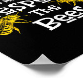 Beekeeng Supplies Honey Bee Hive Bumble Bee Keeper Poster (Hoek)
