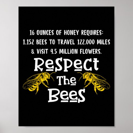 Beekeeng Supplies Honey Bee Hive Bumble Bee Keeper Poster (Voorkant)