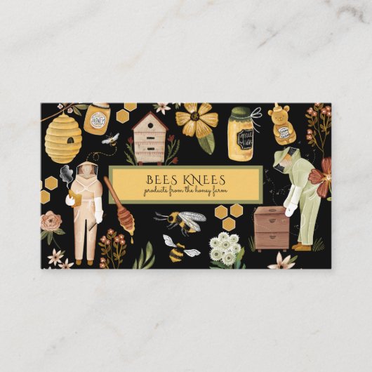 Beekeeper Apiary Honey Products  Visitekaartje (Voorkant)