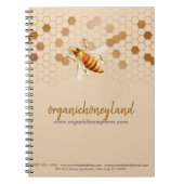 Beekeeper Apiary Honeycomb Gold Elegant Notitieboek (Voorkant)